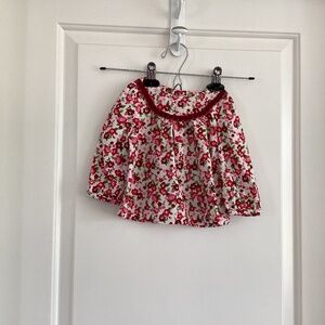 Gymboree floral corduroy cotton top size 12-18m